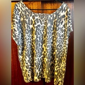 Cato Cheetah Print Top